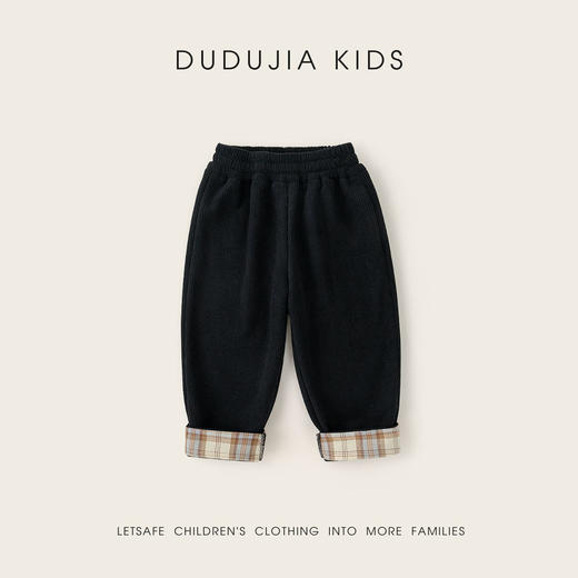 嘟嘟家女童裤子冬季新款加绒女宝长裤女孩童装宝宝儿童衣服洋气潮 商品图5