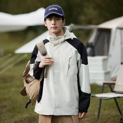 【真清仓 硬核抗寒银狐绒 保暖有型】斯辰唯佳户外三合一可拆卸内胆外套（A87-1818） 商品图6