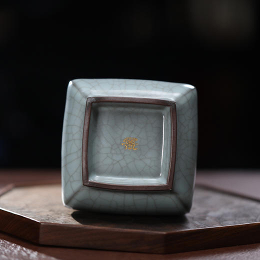 问鼎官窑宋青金标四方瓶（缺货） 商品图2