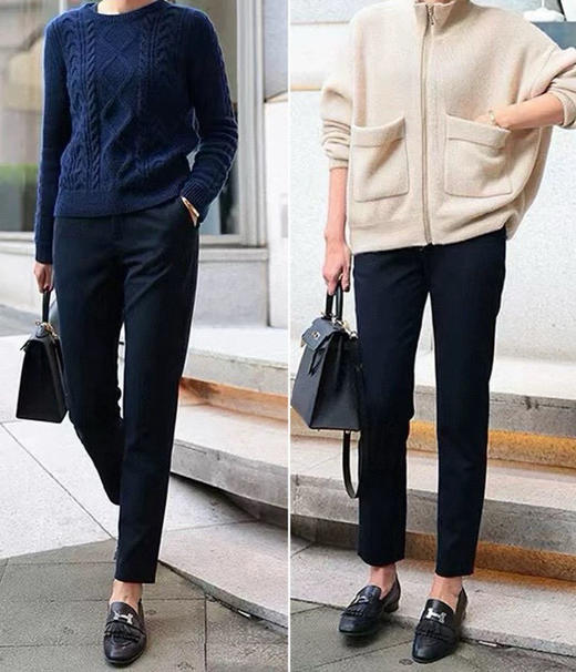 116-8 渠道货 th女士加绒加厚 烟管西裤 167/138穿8码 商品图4