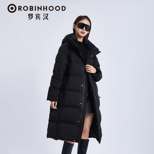 黑钻长款鹅绒羽绒服 蓄热内里芯片科技 商品图4