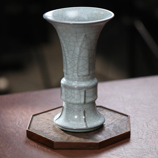 问鼎官窑宋青金标花觚尊（缺货） 商品图2