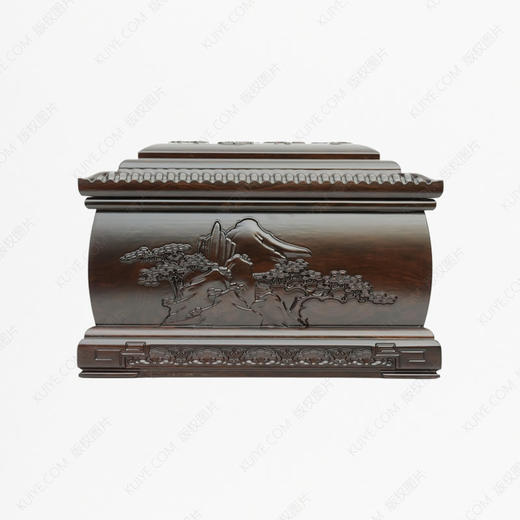 高品质寿盒“风水宝地”精品木质骨灰盒 商品图1