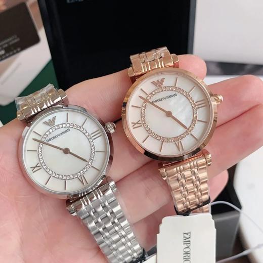 Armani阿玛尼满天星手表女士男士镶钻石英防水轻奢腕表 商品图9