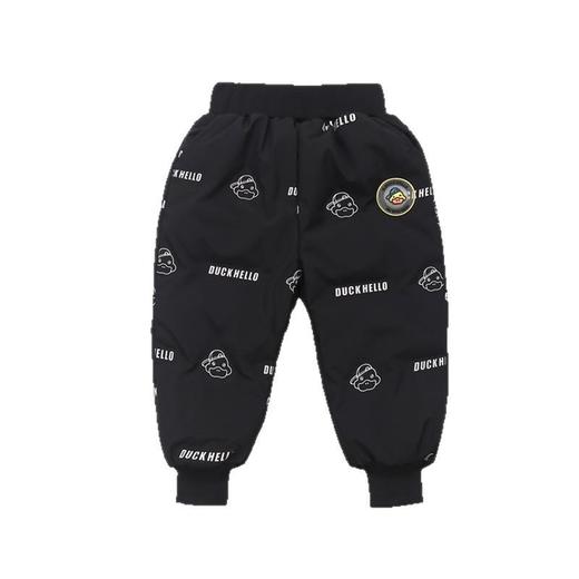 小黄鸭儿童羽绒裤冬季新款男童装男宝白鸭绒冬装加绒加厚裤子90-130 商品图2