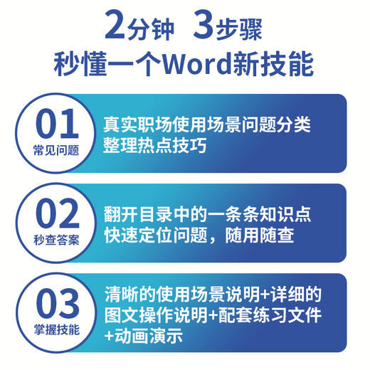 秒懂Word（全彩版）  场景化教学 办公室 秋叶 *基础  职场文档 商品图1