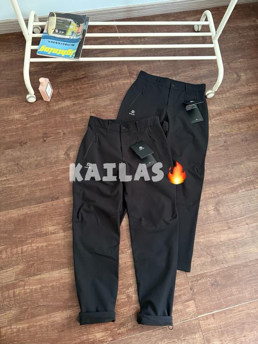 凯乐石洛克X加厚加绒保暖抗静电户外登山男软壳裤徒步裤 商品图2