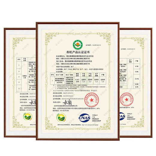 孟克河 有机敖汉小米礼盒5kg（500g*10） 商品图4