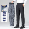 【鹅绒裤】罗蒙男士冬季鹅绒裤休闲商务版型保暖舒适御寒直筒通勤男长裤子 商品缩略图2