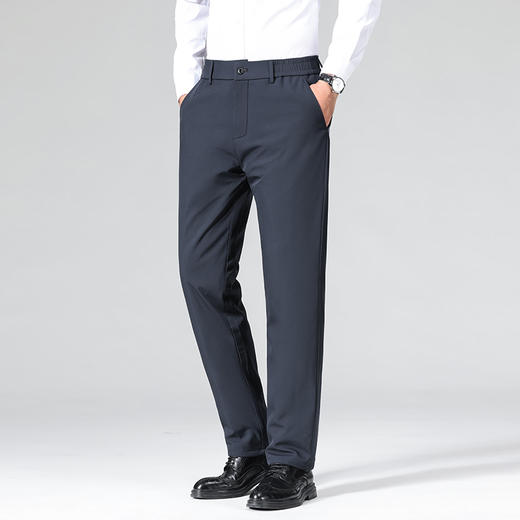 【鹅绒裤】罗蒙男士冬季鹅绒裤休闲商务版型保暖舒适御寒直筒通勤男长裤子 商品图4