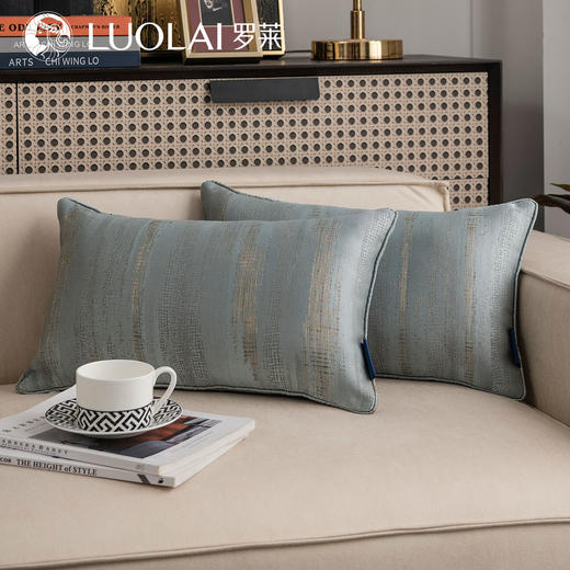 罗莱软装 光落冰峰抱枕 商品图5