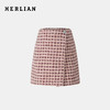 HERLIAN 2025冬季新款侧边开叉小香风短裙 商品缩略图0