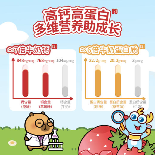 卡皮巴拉联名高钙高蛋白牛奶棒棒 60g 商品图3