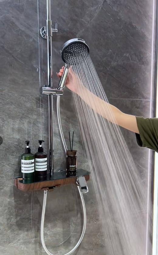 6115德凯四档花洒-电镀（全铜水路） 商品图7