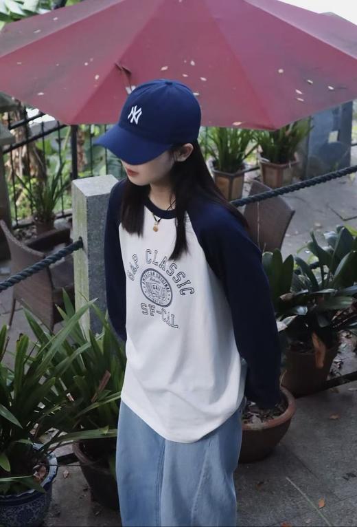 纯元！Z品单！G*P插肩袖长袖T恤  ！情侣款！ 商品图2