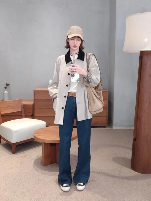 D110614巴恩风高密斜纹棉都市休闲夹克外套 商品图6