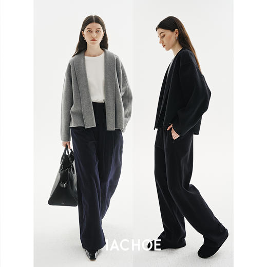 棉仓3571566004-设计师款毛呢外套 商品图3