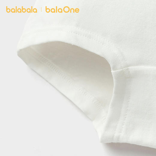 【balaOne】巴拉巴拉宝宝内裤平角纯棉儿童四角短裤女童三条装 商品图2