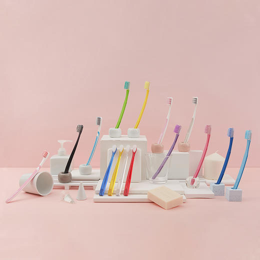 4支 双莲莲花手柄成人牙刷  A-5484 商品图8