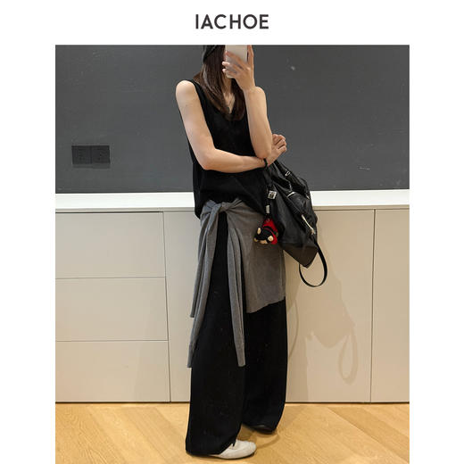 棉仓3661503001-针织马甲v领 商品图2