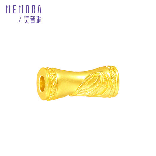竹节转运珠 黄金足金节节高升DIY竹韵转运珠MEMORA诗普琳HP917301（线上专供） 商品图8