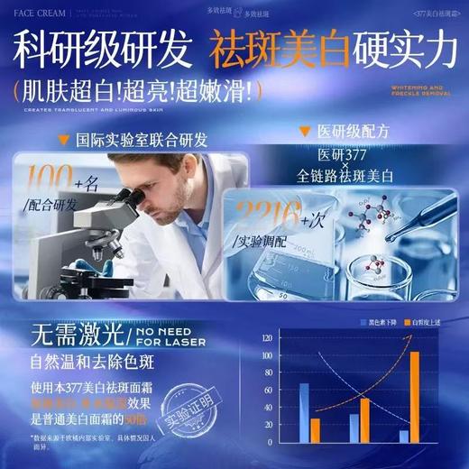 ORGINESE/欧橘 377美白祛ban面霜 去黄褐ban淡化色BAN滋润补水保湿提亮 商品图3