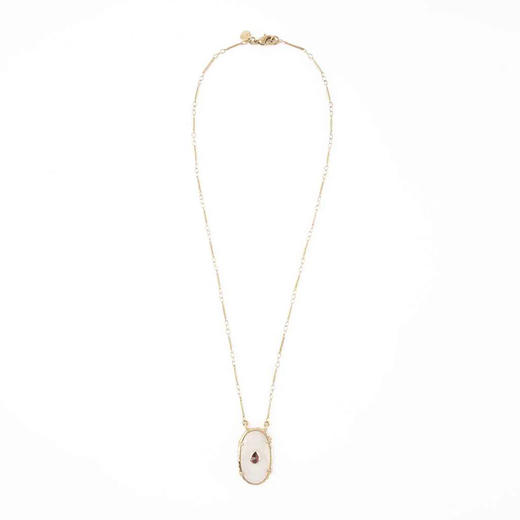 北京仓｜ROOM SERVICE-CHEEMA-月光石 吊坠 项链［法国设计师］ 商品图8