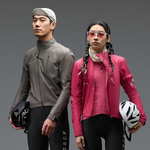 GRC桀骜无尽新款TECH系列无缝压胶反光透气公路自行车骑行风衣 商品图4