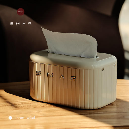 娜家奶油风纸巾盒 商品图3