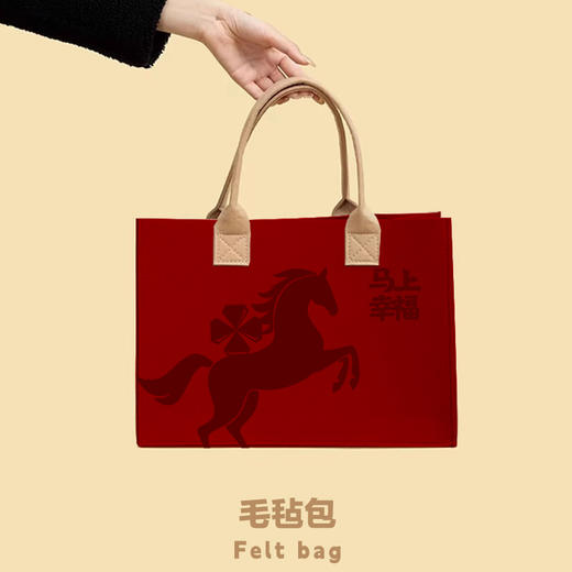 【众筹成功】泰康30周年纪念毛毡手提包 商品图1