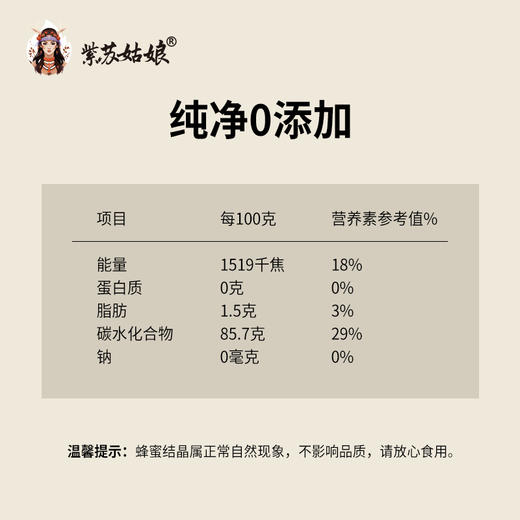 紫苏姑娘紫苏蜂蜜单一紫苏花蜜源250g★★ 商品图4