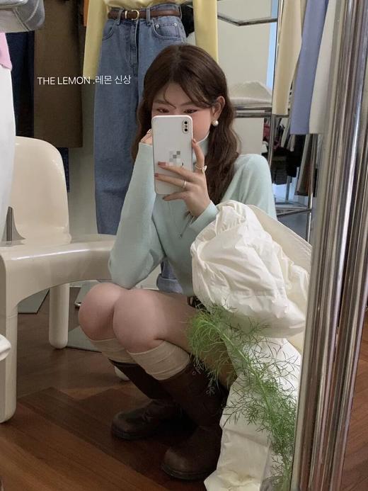 【YW】无忧购16色高弹舒适女团堆堆领打底衫（截单后7天发货） 商品图7