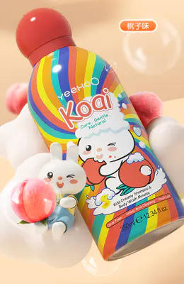 英氏儿童洗发水沐浴露二合一婴幼儿宝宝洗发泡泡浴小奶泡慕斯保湿YHXKD02601A01001