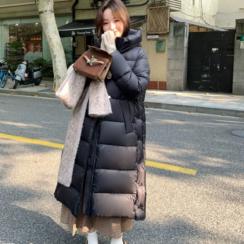 【意大利樱西玛ENXIMANE·新国标90鹅绒连帽长款羽绒服】含90%鹅绒，认准高端品质