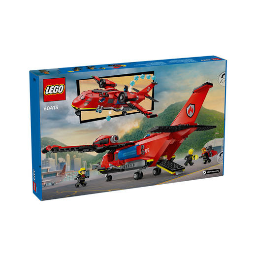 5702017582955 乐高Lego 积木拼搭 城市系列60413消防飞机 儿童玩具6岁以上 送礼 商品图1