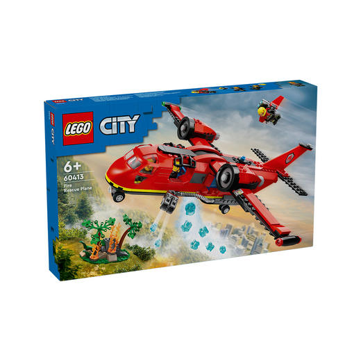 5702017582955 乐高Lego 积木拼搭 城市系列60413消防飞机 儿童玩具6岁以上 送礼 商品图0