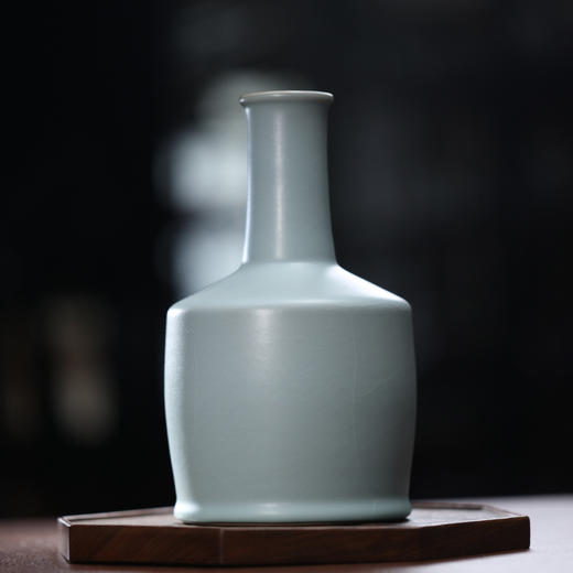 问鼎官窑南宋官青金标纸槌瓶（缺货） 商品图0