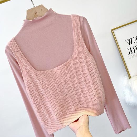 【YW】无忧购【甄选】日系叠穿修身外搭针织小吊带马甲背心 （截单后3-5天发货） 商品图2