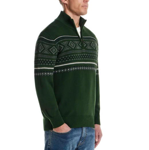 到手价259元 weatherproof男士菱格毛衣百分百全棉 美国代购，无中文标签，介意慎拍 商品图0