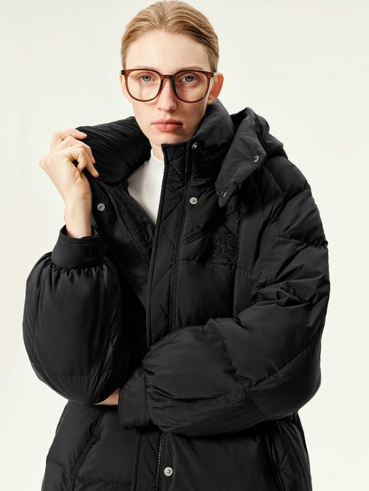 【商场同款】伊芙丽冬保暖质感御寒中长款羽绒服1FA380251-1 商品图1