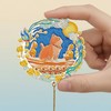 宫猫戏雪金属书签 商品缩略图3