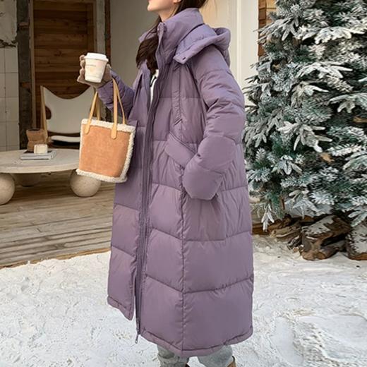 【意大利樱西玛ENXIMANE·新国标90鹅绒连帽长款羽绒服】含90%鹅绒，认准高端品质 商品图3