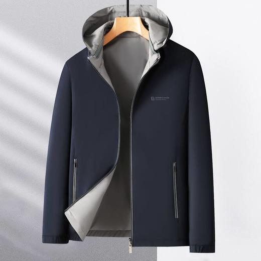 外套男新款户外连帽可拆卸秋季薄款上衣休闲宽松男士夹克    LJS-509 商品图2