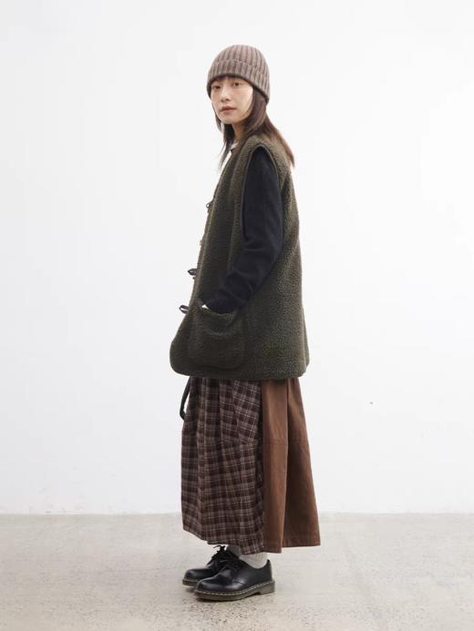 步履不停/5D41171C/复古拼接大摆显瘦正反穿气球半裙 商品图2