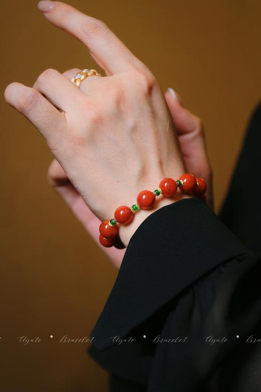 【双十一专供】国色天香 翡翠南红手串 JY 商品图0