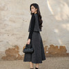 奢姿大码女装2025冬装胖妹妹气质通勤女马甲色内搭中长半身裙9954994354A 商品缩略图3