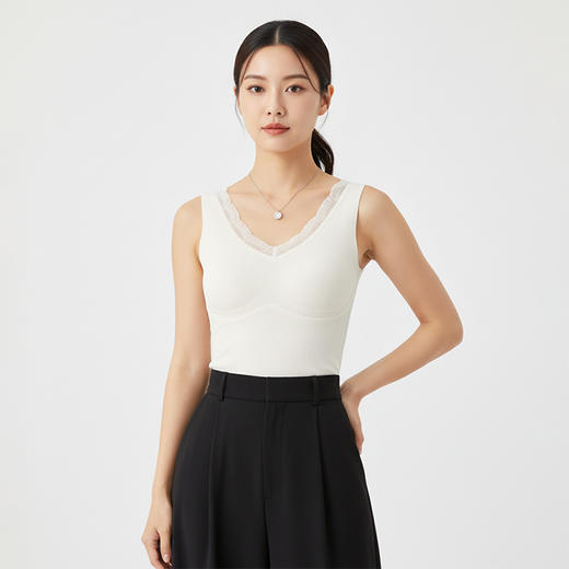 茧墨 10A暖绒双面磨毛二合一保暖背心（含胸垫） 商品图7