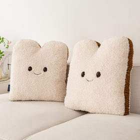 罗莱软装 奶香面包片抱枕