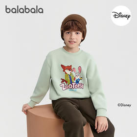 【疯狂动物城IP】巴拉巴拉balaOne童装儿童卫衣男女童2025新款冬