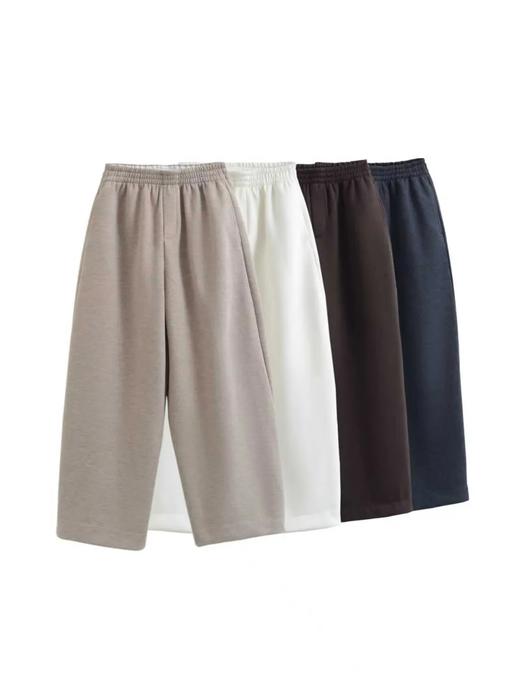 D110613“暖炉”科技与自然共生的「生态暖裤」蚕丝羊毛羽绒混纺弯刀裤 商品图0